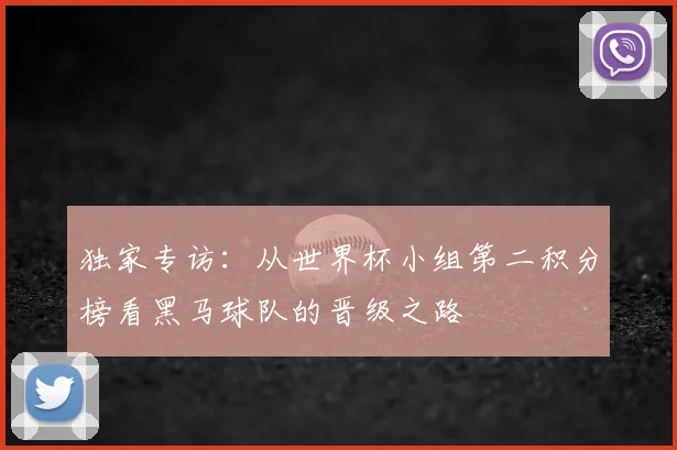 独家专访:从世界杯小组第二积分榜看黑马球队的晋级之路
