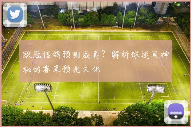 欧冠信鸽预测成真?解析球迷间神秘的赛果预兆文化